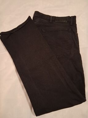 Polo Ralph Lauren Varick Slim Straight Jeans Mens 40x32 Black Denim EUC